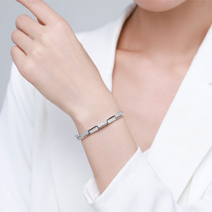 S925 Sterling Silver Bracelet For Women Japanese And Korean Style Simple Luxury Starry Sky