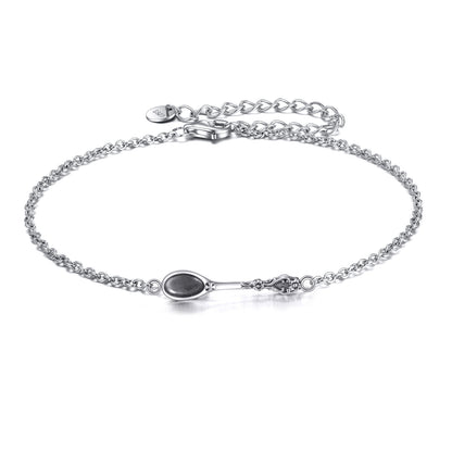 Bracelet cuillère en argent sterling 925 Bracelet cuillère Bijoux cuillère pour femmes filles cadeaux