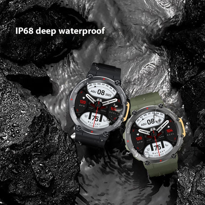 Fully Fit HD Round Screen IP68 Waterproof 7-day Battery Life Wireless Charger APP Watch