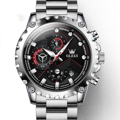 Montre multifonctionnelle pour homme avec grand cadran lumineux