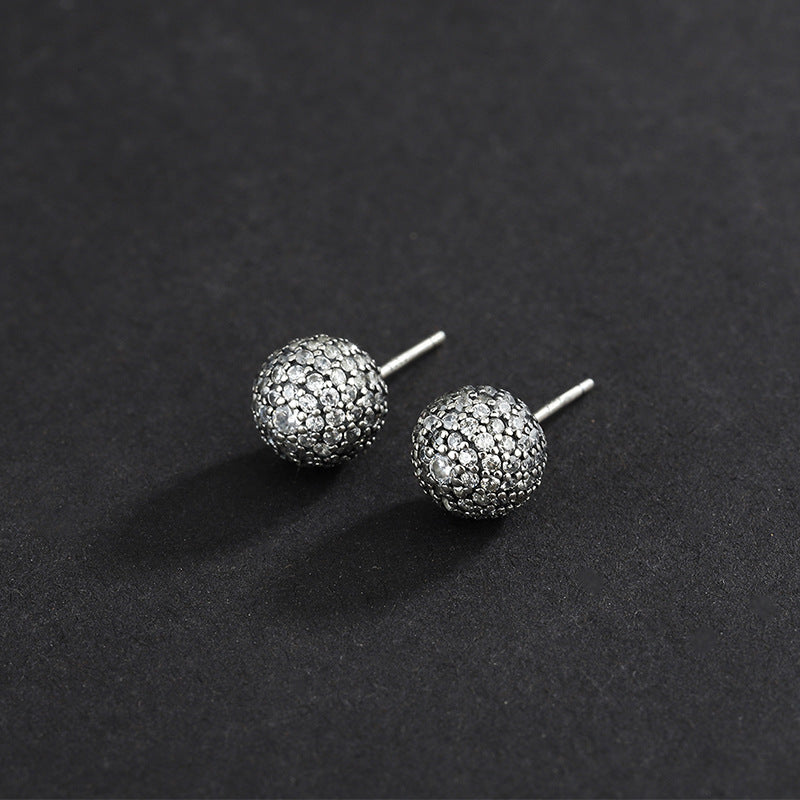 Clous d'oreilles Tremella Star 925 pour femme, petit modèle