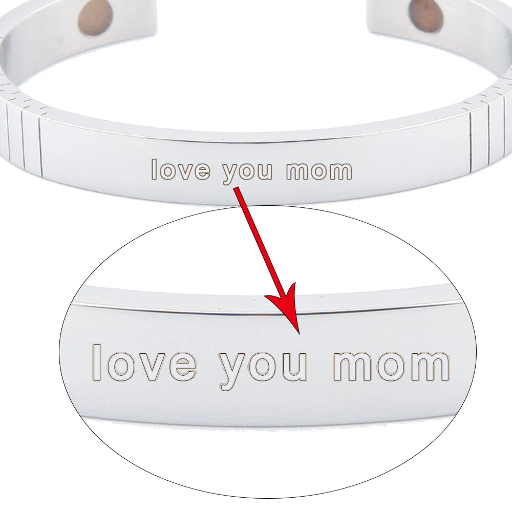 Pulsera personalizada DIY para mamá/El mejor regalo para ella/Beneficios para su salud/Joyería personalizada que mejora la salud