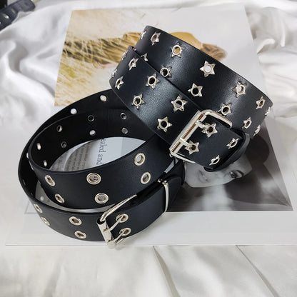 Ceinture unisexe en jean, style punk gothique, pour femmes et hommes, corset à la taille, chaîne, ceinture ...