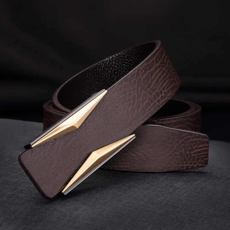 2024 Luxury Brand Belts for Men &Women Unisex Fashion Shiny Coffee Design Buckle High Quality Waist Shaper Leather genuine Belts