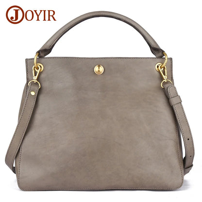 Bolsos de hombro de piel para mujer Bolso de mano multifuncional de piel de vacuno de primera capa Bolso de compras de gran capacidad Bolsos cruzados para mujer