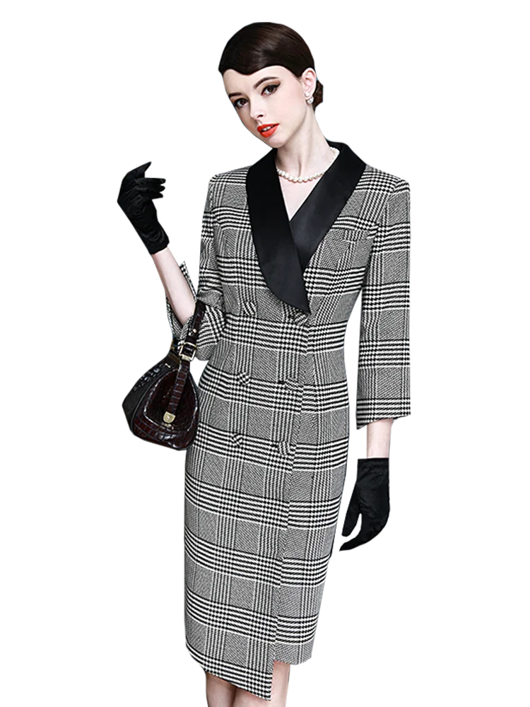 Celebrity suit professional dress female slim autumn and winter new style temperament formal occasion skirt