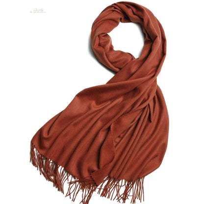 Bufanda grande de cachemira de marca de lujo 2022 para mujer, chal suave para mujer, 200*70 cm, pashmina real para otoño e invierno, nuevos estilos