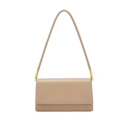 Bolso de mano pequeño cuadrado de piel dividida, novedad de 2020, para mujer, con solapa para el hombro