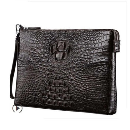 langhao men clutch bag handbags  Male crocodile  Hand bag  youth  zipper  leisure  Cross section  square  handbags men bag