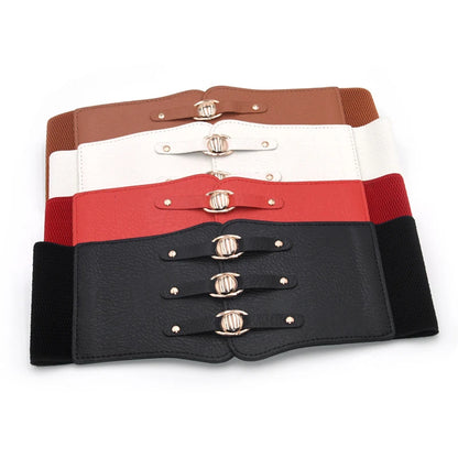 Elastic Wide Corset Belts For Women Waist Plus Size Belt Female Dress Waistband Big Stretch Cummerbunds Clothes Accessory