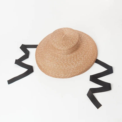 Nuevos sombreros vintage de alta calidad para mujer, gorras para hombre, sombrero de paja fina plegable de ala ancha Hepburn, sombrero Fedora para playa de verano, gafas Panamá