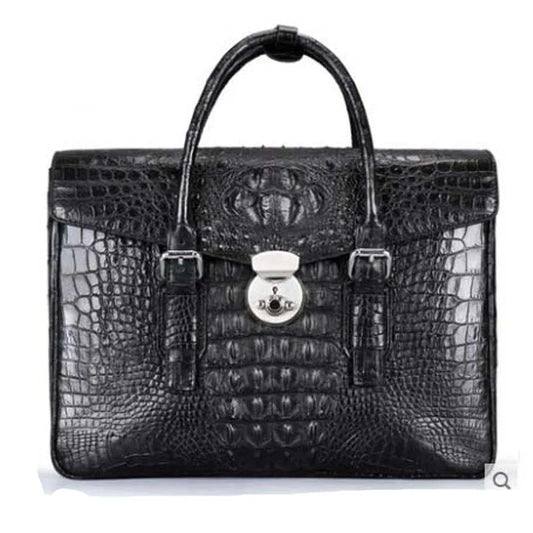 langhao new arrival men handbag  male  crocodile bag portable  Men bags  Cross section square  business  men briefcase