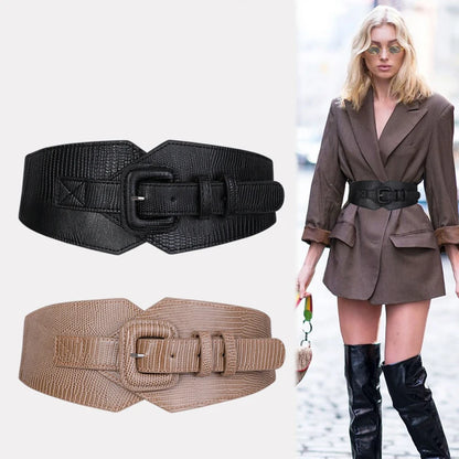 Ceinture corset grande taille pour femmes, ceintures de créateur pour femmes, robes larges, extensibles, ceinture élastique pour femme, grande taille