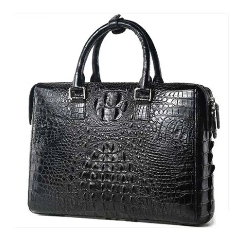 sac à main pour homme sac crocodile pour homme portable Sacs pour hommes Section transversale carrée affaires hommes porte-documents pour hommes