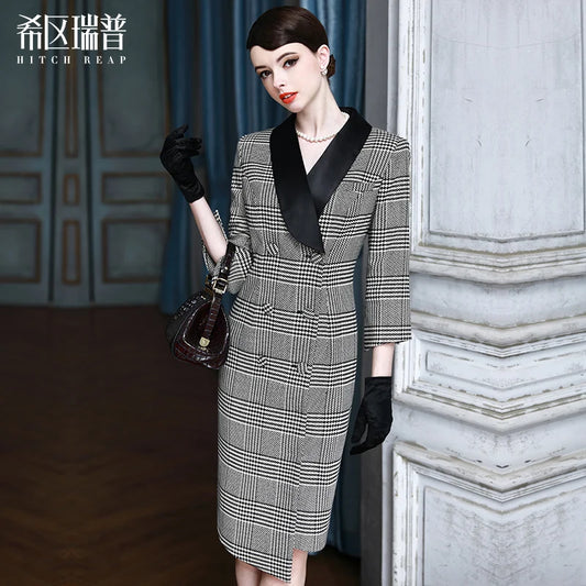 Celebrity suit professional dress female slim autumn and winter new style temperament formal occasion skirt