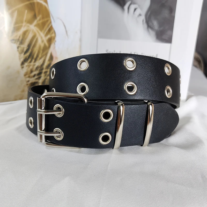 Ceinture unisexe en jean, style punk gothique, pour femmes et hommes, corset à la taille, chaîne, ceinture ...