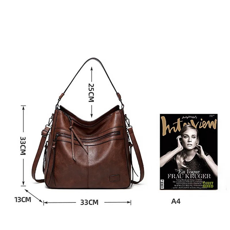 Bolso de mano de piel sintética vintage de invierno con borlas para mujer, bolso de mano, bolsos de hombro de moda para mujer 2024, bolso de mano de lujo, bolso de mujer