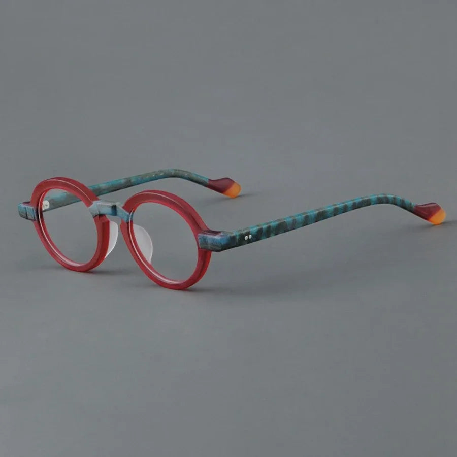 Women's Spectacle Frame Men Anti-Blue Light Style Glasses Clear Lens Brand Designer Female Acetate Frame Vintage Eyeglasses