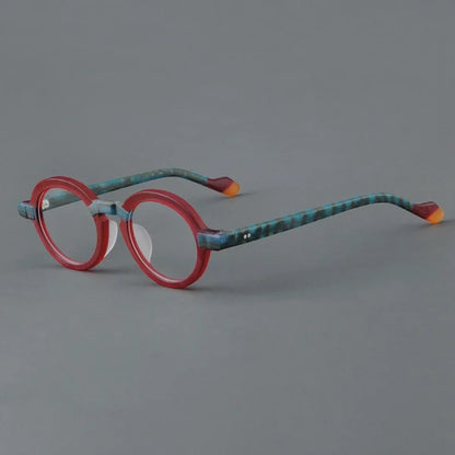 Women's Spectacle Frame Men Anti-Blue Light Style Glasses Clear Lens Brand Designer Female Acetate Frame Vintage Eyeglasses