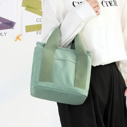 Petit sac avec fermeture éclair Ce sac à mille couches pour femme est un petit sac fourre-tout en toile épaisse pour téléphone portable