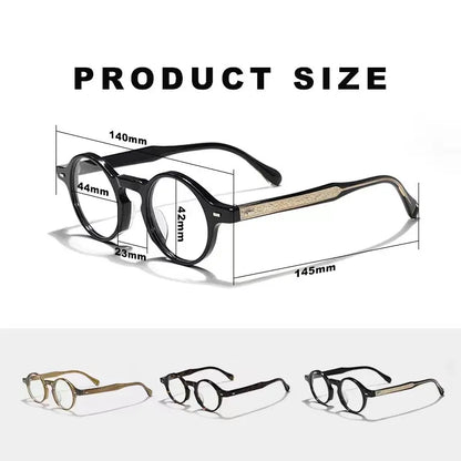 Monture de lunettes de vue en acétate 532 pour hommes et femmes, design rond et tendance, verres optiques personnalisables, lunettes de lecture