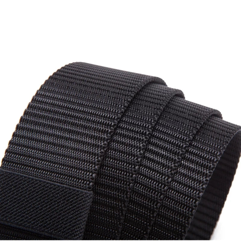 Automatic Buckle Nylon Belt Male Army Tactical Belt Mens Military Waist Canvas Belts Cummerbunds High Quality Strap