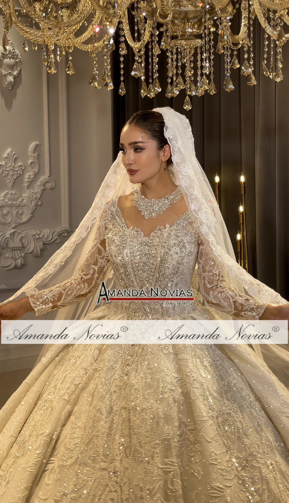 Amanda Novias  Wedding Dress NS4760 Custom Order