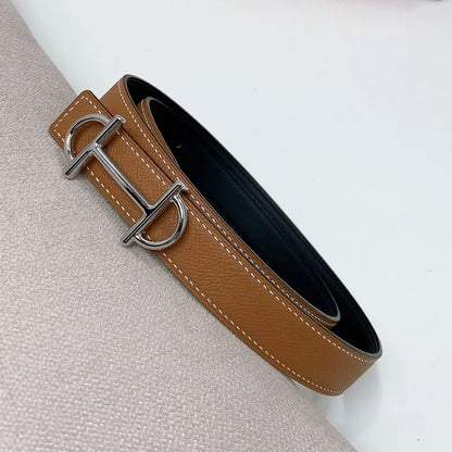 Waist Trim Hand Palm Print Denim Belt Classic Simple women's Leather Belt High Quality 2.4 Accessories positive leather belt