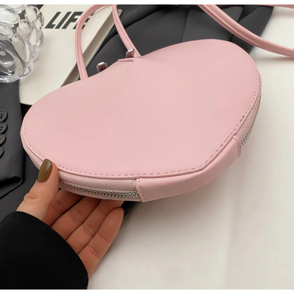 Heart Bag Women's Designer Cute Red Bag PU Leather Crossbody Mini Shoulder Bag Luxury Fashion Bags Replicas Exact Handbags 2024