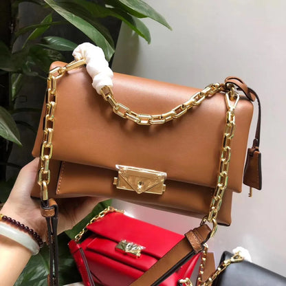 Luxury Brand Women's Shoulder Bag Handbags Y2k Leather Leisure Underarm Crossbody Messenger Clutche Commuting Retro Simplicity