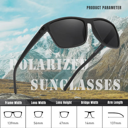 NINESUN - Juego de 3 gafas de sol polarizadas con protección UV400 para hombre y mujer, para conducir al aire libre, deportes, antideslumbrantes, informales, para viajes