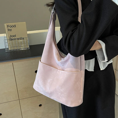 Casual Solid Interior Compartment Shoulder Bags Contrasting Colors Soft  High Quality Bags for Women Zipper Pu Women's Handbags