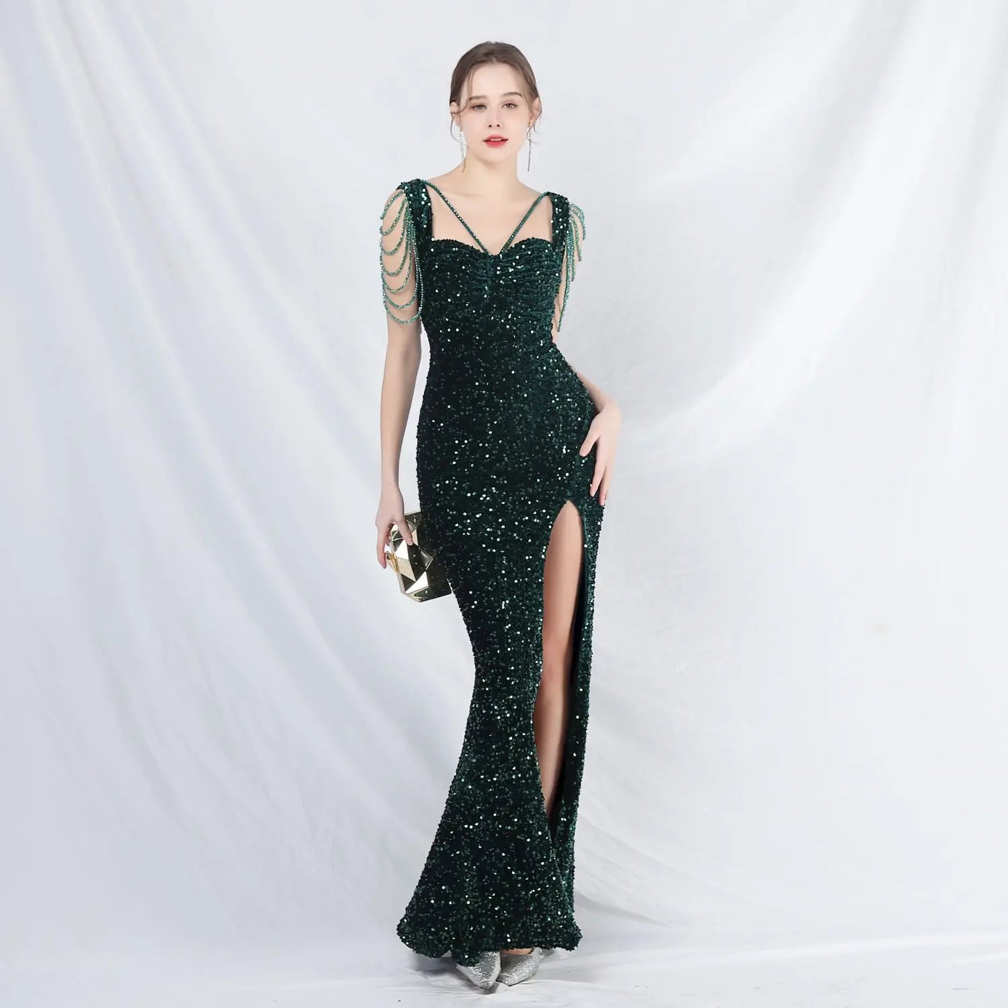 Robe de soirée de luxe élégante 2024 Robes de bal pour occasions formelles Fête de mariage Femmes Longues Événements spéciaux Belles femmes