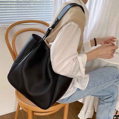 CGCBAG Bolso de mano de lujo para mujer 2024 Tendencia Bolso de hombro femenino de gran capacidad Bolso de mano de mujer de diseñador simple de cuero PU de alta calidad