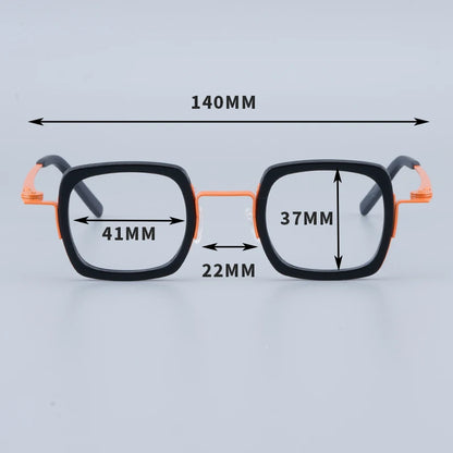 Belgium Broccoli Fashion Designer Square Glasses Frames Acetate Titanium Multicolor  Men and Women  Glasses