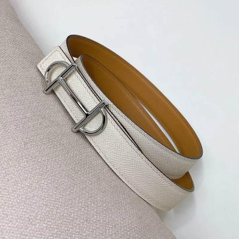 Ceinture en jean à imprimé palmier à la main Ceinture en cuir simple et classique pour femme Ceinture en cuir de haute qualité 2.4 Accessoires Ceinture en cuir positive