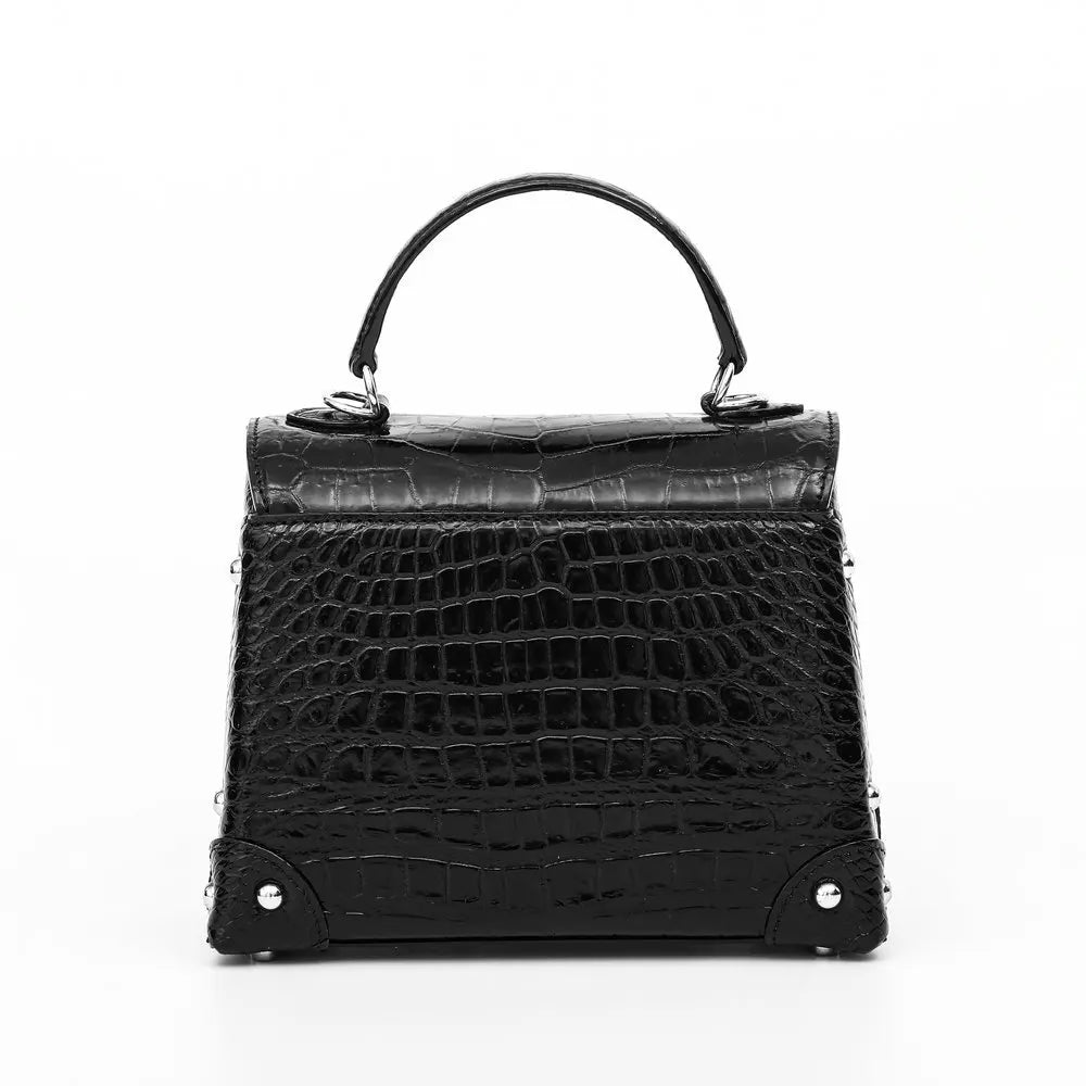 2023 New Luxury Crocodile Belly Women's Bag Fashion Genuine Leather Lady Handbag High Grade Small Square Bag Real Leather Bag 45