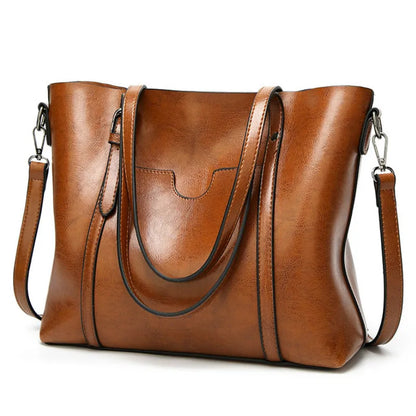 Bolsos de hombro para mujer, bolso de mano de piel encerada con aceite, bolso cruzado, bolsos vintage, bolsos de mujer, bolso de diseñador de alta calidad