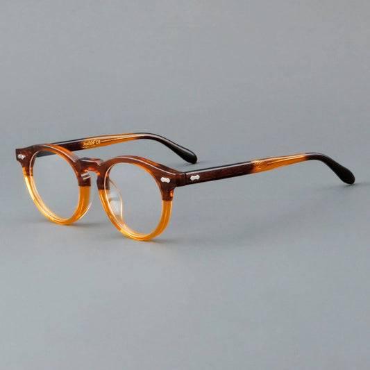 Montura de gafas para hombre y mujer, gafas antiluz azul, lentes transparentes, marca de diseñador, montura de acetato para gafas ópticas vintage para ordenador