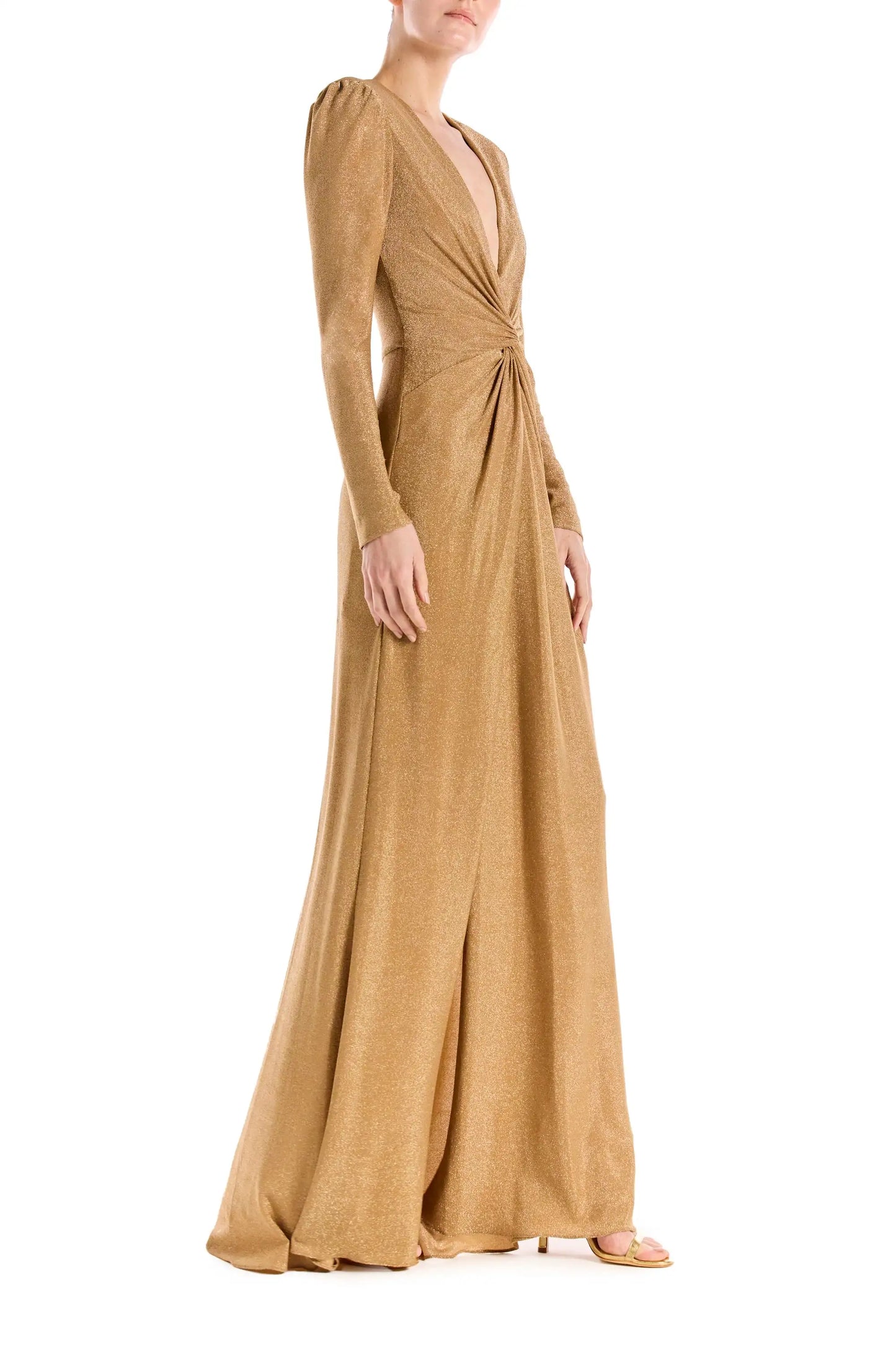 New Fashion Monique Lhuillier Dress Solid Color Long Skirt High Quality Designer Handmade Top of the line Dress