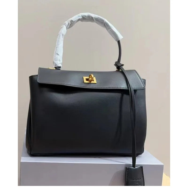 Bolso de hombro de marca de lujo para mujer, capa superior de piel de vaca, bolsos de cuero de gran capacidad de alta gama para mujer, alta calidad femenina Y2k