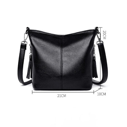 Tassels Women Hand Crossbody Bags for Female Leather Crossbody Luxury Purses and Handbags Women Shoulder Bag Designer Bucket Sac