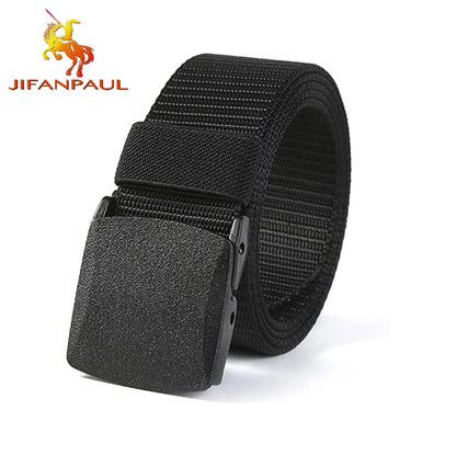 Ceinture en nylon à boucle automatique pour homme Ceinture tactique militaire Ceinture en toile militaire pour homme Ceinture d'épaule de haute qualité