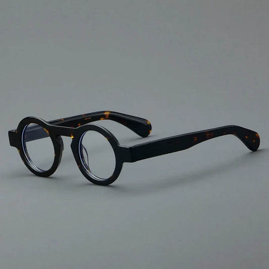 Monture de lunettes pour hommes et femmes, style anti-lumière bleue, verres transparents, marque de créateur, monture en acétate, lunettes vintage