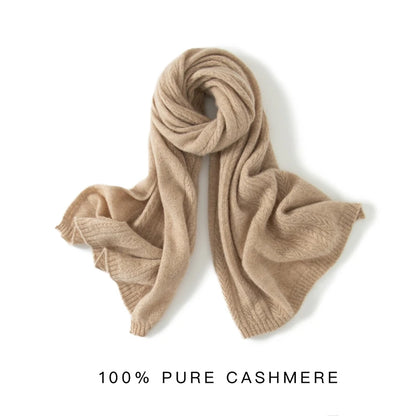 KOIJINSKY New Cashmere 190*70 Women in spring, autumn and winter, soft warm needle knitted scarf