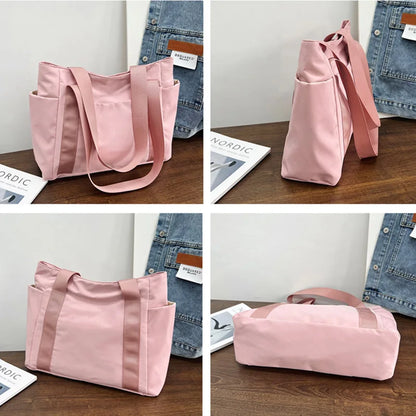 Large Capacity Women's Handbag Nylon Shoulder Bag Travel Bag Sports and Leisure Handbag