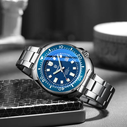 Reloj de cuarzo azul de moda QINGXIYA para hombre, de acero inoxidable, resistente al agua, luminoso, con fecha, relojes para hombre de primera marca de lujo, reloj masculino