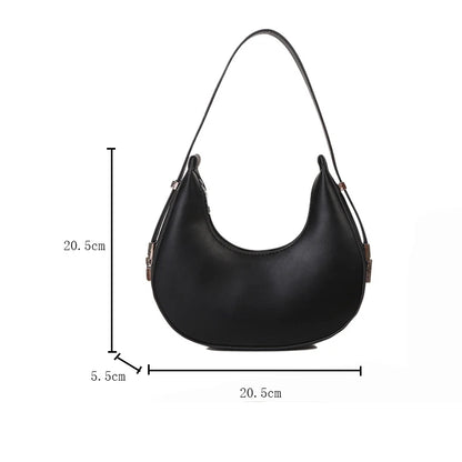 Bolso de hombro de piel sintética de diseño lujoso y moderno para mujer, pequeño bolso de mano, bolso de mano para mujer, bolso de mano para debajo del brazo, bolsos de viaje