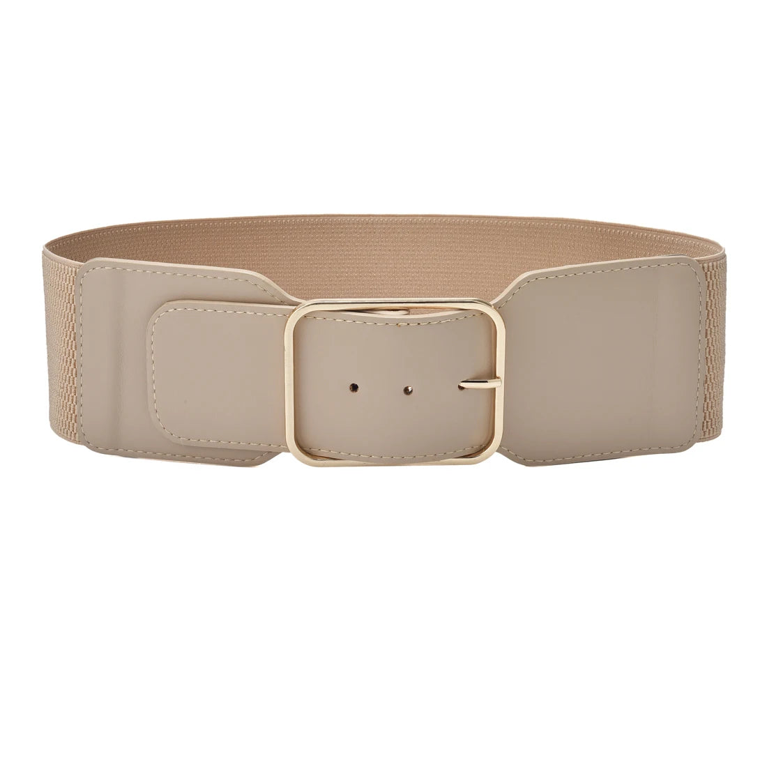 Women Stretchy Wide Waist Belt Ladies Elastic Dress Cummerbund with Pin Buckle Stretch Fashion Cinch Belts