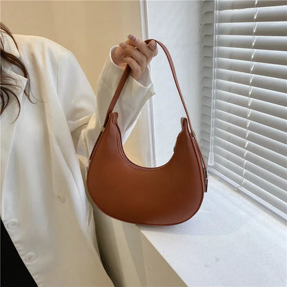 Bolso de hombro de piel sintética de diseño lujoso y moderno para mujer, pequeño bolso de mano, bolso de mano para mujer, bolso de mano para debajo del brazo, bolsos de viaje